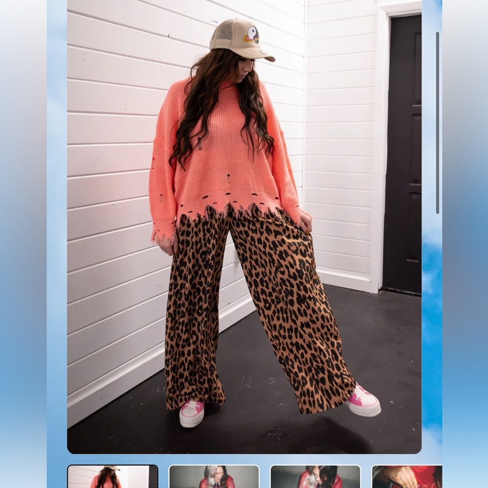 Emy Ave Leopard Pants 🐈 NWT
